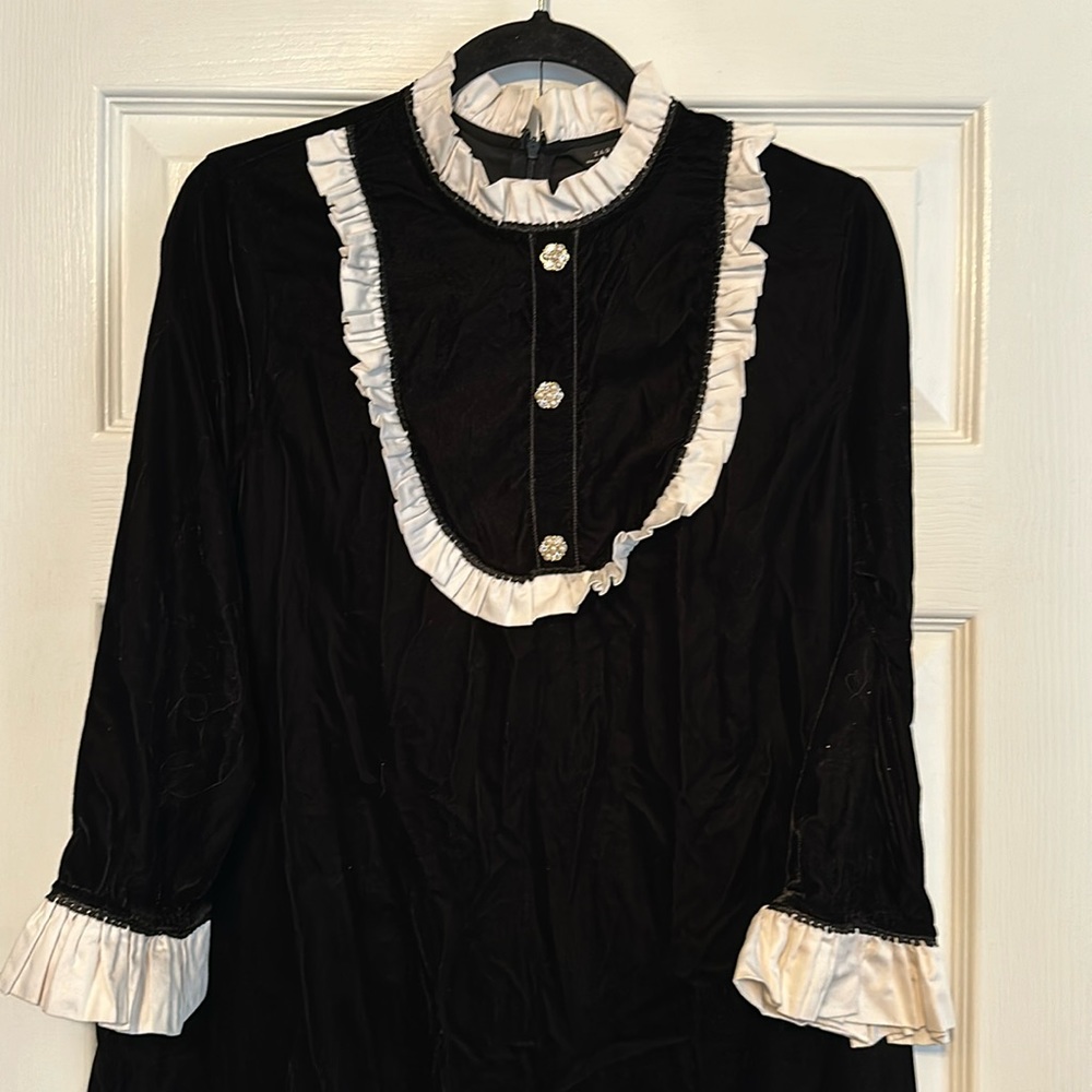 Zara dress with crystal embellished buttons